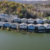 aerial view of property showing closeness to lakefront